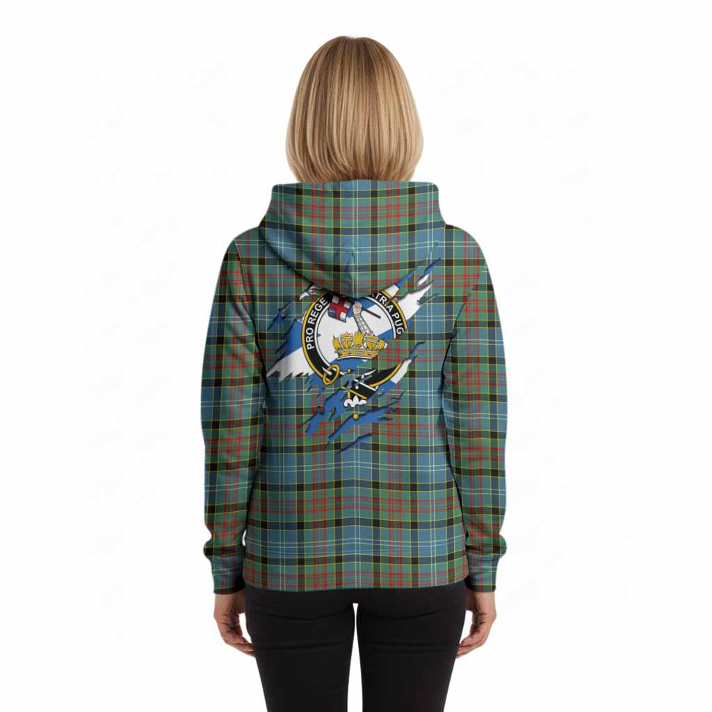 Paisley Clan Crest In Me Tartan Hoodie Scotland Flag Style