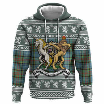 Paisley Clan Tartan Crest Christmas Hoodie Coat of Arms Funny Style