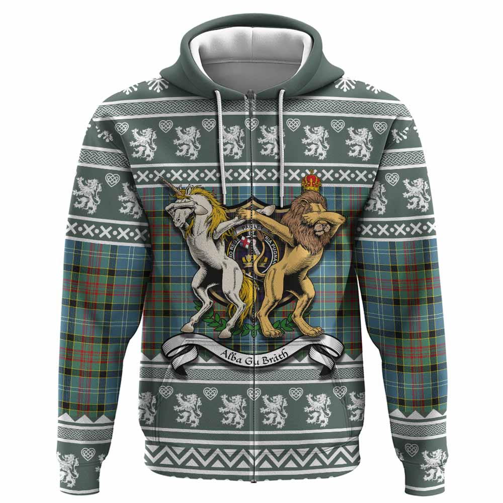 Paisley Clan Tartan Crest Christmas Hoodie Coat of Arms Funny Style - Tartan Vibes Clothing