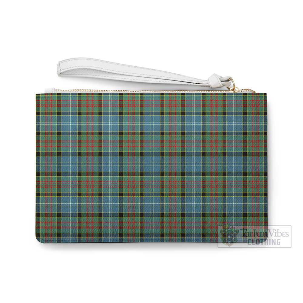 Tartan Vibes Clothing Paisley Family Crest Tartan Clutch Bag
