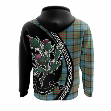 Paisley Family Crest Tartan Hoodie Alba Thistle Inspired