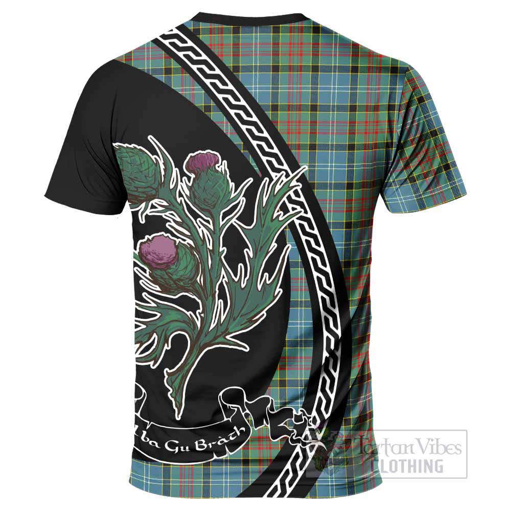 Paisley Family Crest Tartan T-Shirt Alba Thistle Inspired - Tartan Vibes Clothing