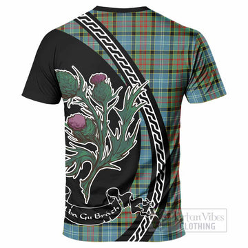 Paisley Family Crest Tartan T-Shirt Alba Thistle Inspired - Tartan Vibes Clothing