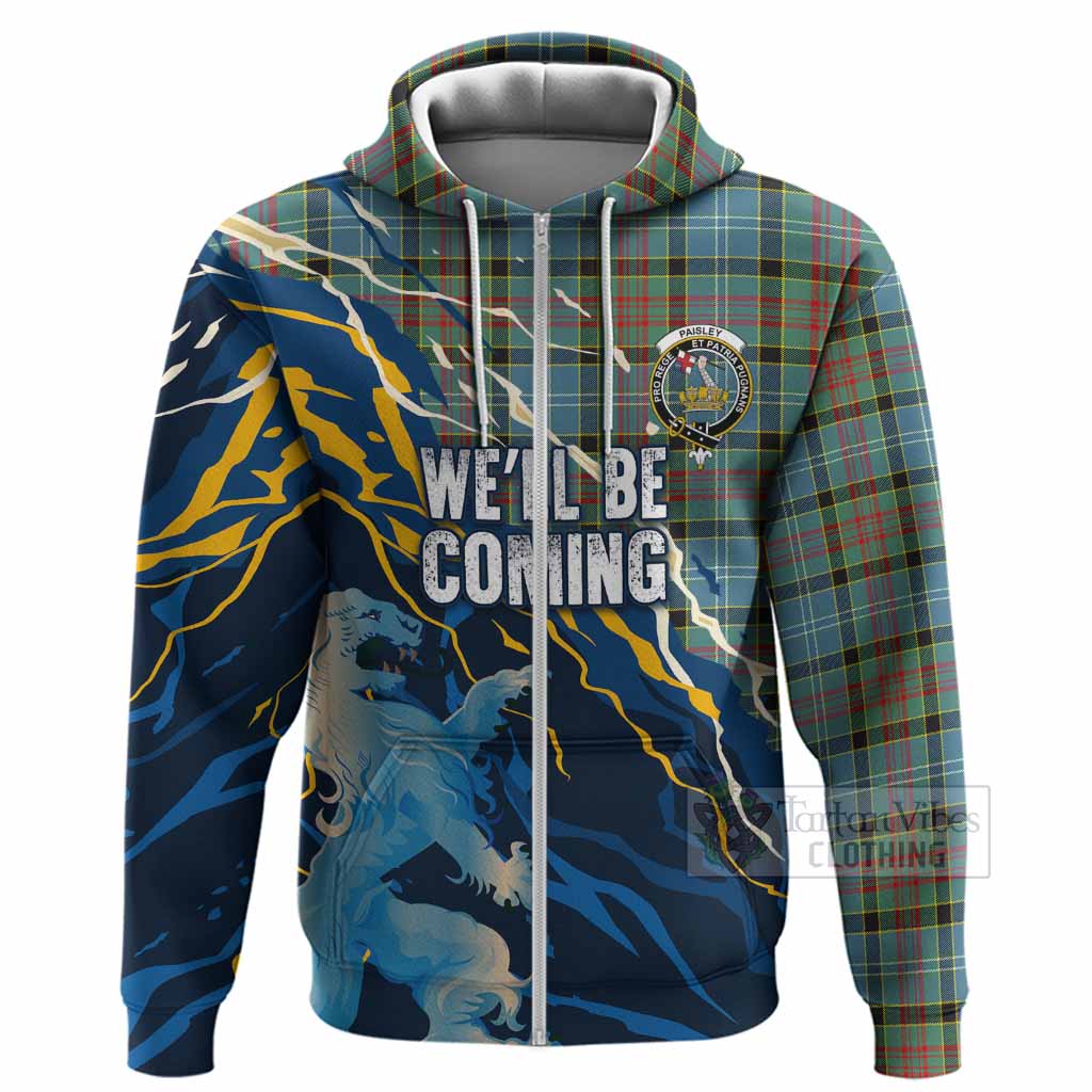 Paisley Scotland Tartan Hoodie WC2026 Football - We'll Be Coming
