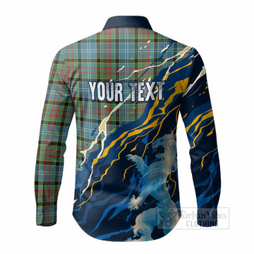 Paisley Scotland Tartan Long Sleeve Button Shirts WC2026 Football - We'll Be Coming