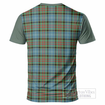 Paisley Tartan Accent T-Shirt with Family Crest
