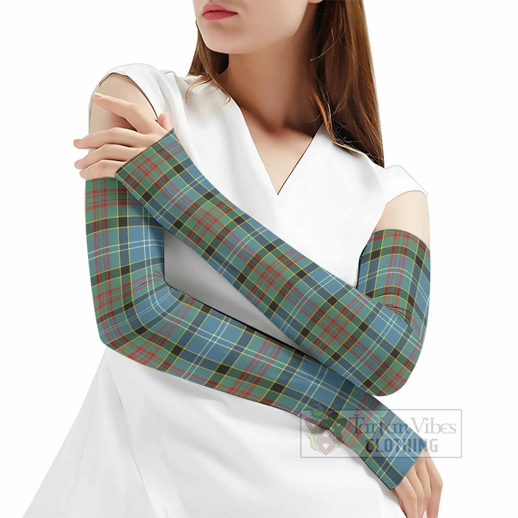 Paisley Tartan Arm Sleeves - Tartan Vibes Clothing