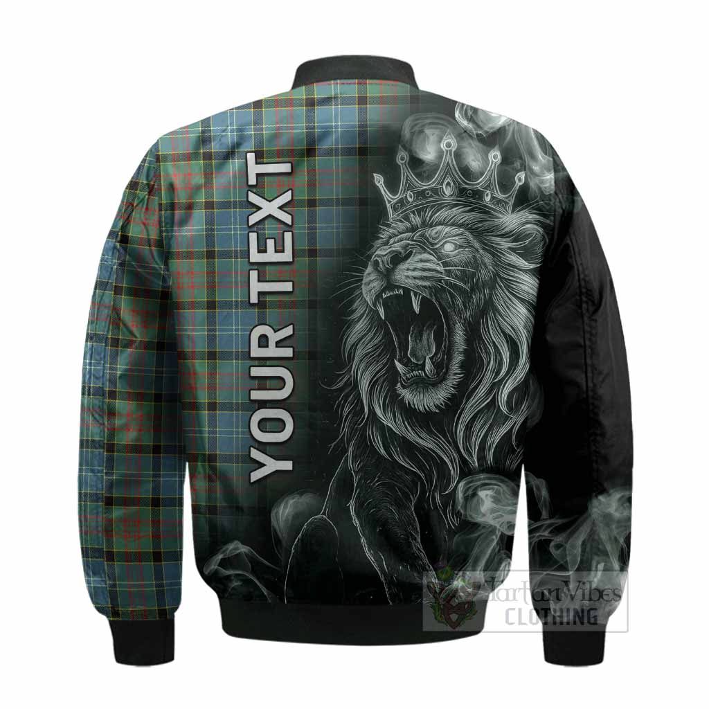 Paisley Tartan Bomber Jacket Roaring Lion Heritage