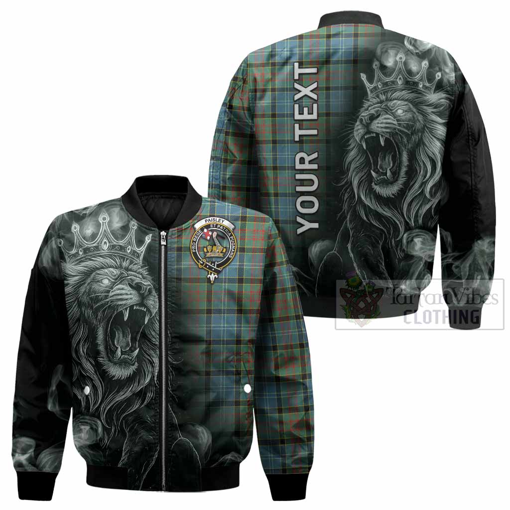 Paisley Tartan Bomber Jacket Roaring Lion Heritage