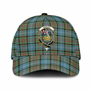 Paisley Tartan Classic Cap with Family Crest
