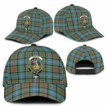 Paisley Tartan Classic Cap with Family Crest
