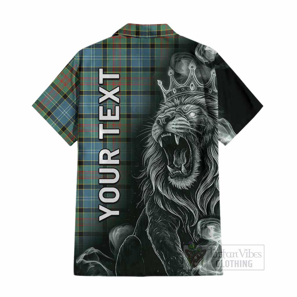 Paisley Tartan Cotton Hawaiian Shirt Roaring Lion Heritage
