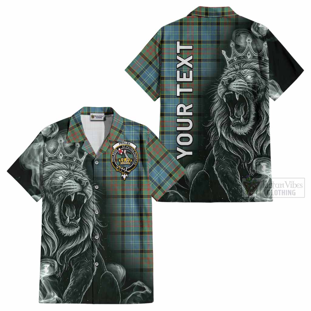 Paisley Tartan Cotton Hawaiian Shirt Roaring Lion Heritage