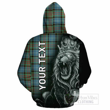 Paisley Tartan Cotton Hoodie Roaring Lion Heritage