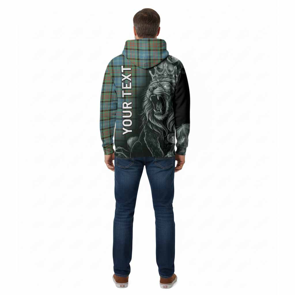 Paisley Tartan Cotton Hoodie Roaring Lion Heritage