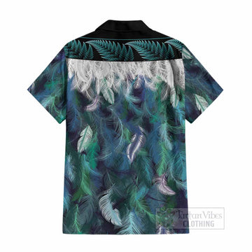 Paisley Tartan Crest Cotton Hawaiian Shirt New Zealand Maori Korowai Cloak