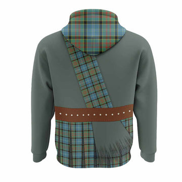 Paisley Tartan Crest Hoodie Kilt Costume Style