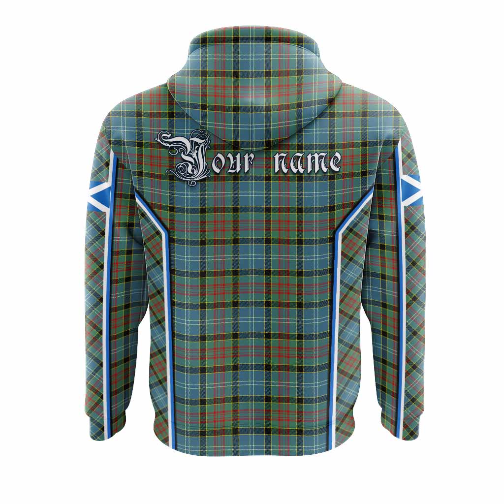 Paisley Tartan Crest Hoodie Scotland Coat of Arm Flag Style - Tartan Vibes Clothing