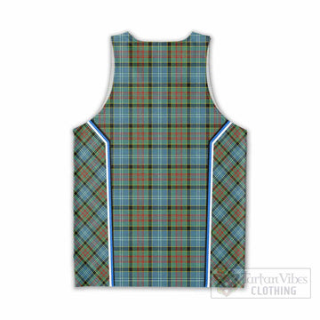 Paisley Tartan Crest Men Tank Top Scotland Coat of Arm Flag Style - Tartan Vibes Clothing