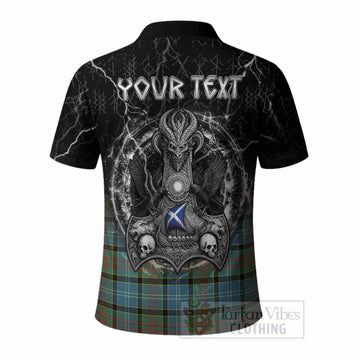 Paisley Tartan Crest Polo Shirt Celtic Odin's Raven Legacy