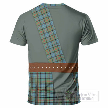 Paisley Tartan Crest T-Shirt Kilt Costume Style
