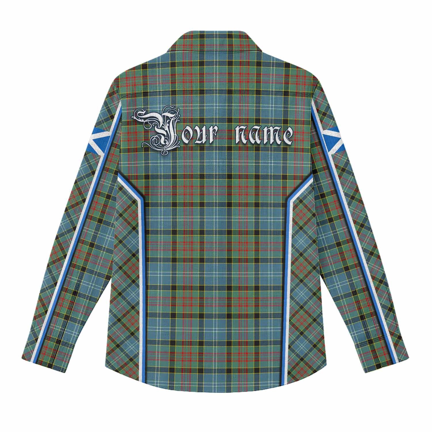 Paisley Tartan Crest Women Casual Shirt Scotland Coat of Arm Flag Style - Tartan Vibes Clothing