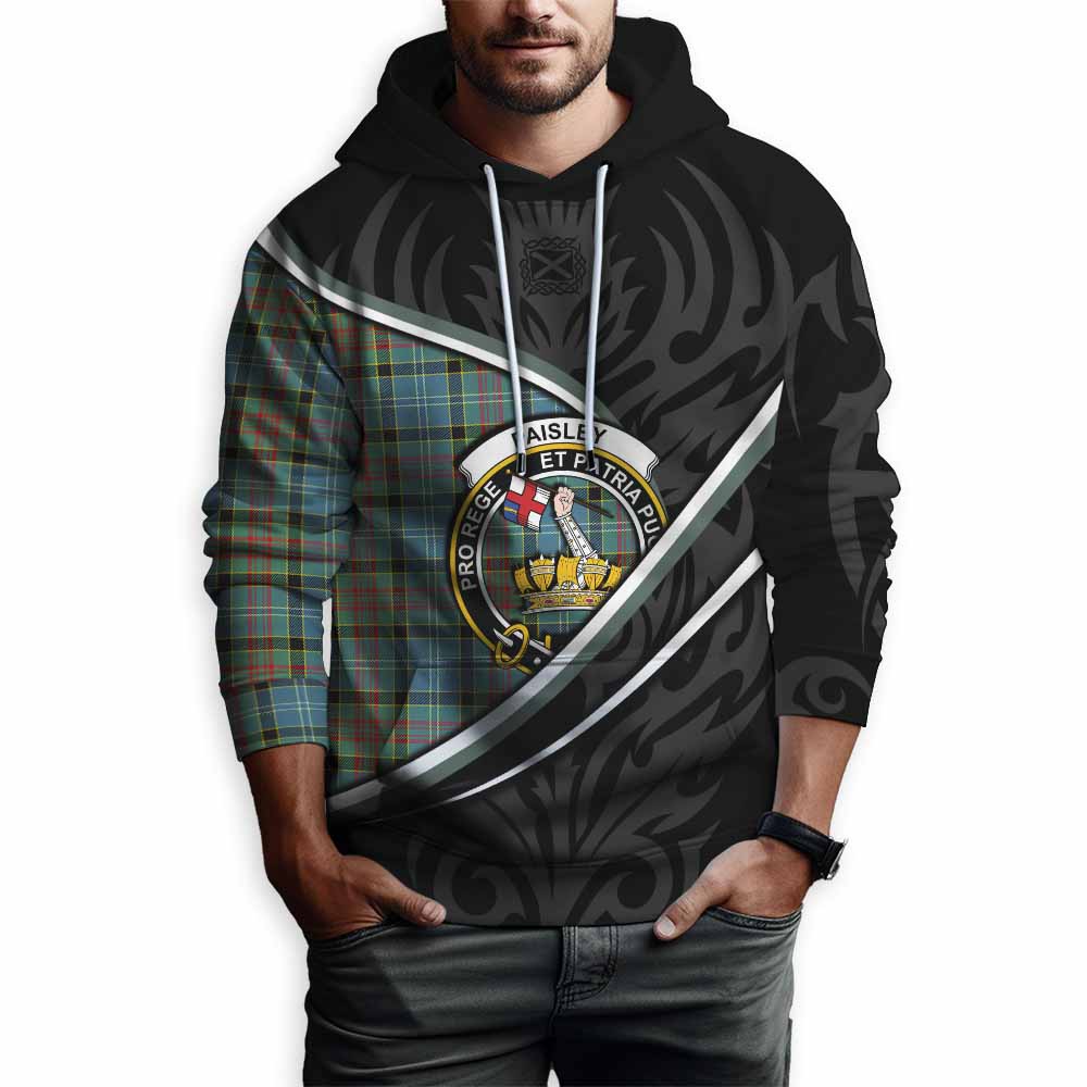 Paisley Tartan Family Crest Hoodie Celtic Scottish Thistle Floral - Tartan Vibes Clothing