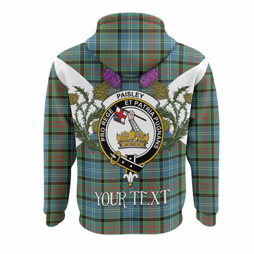 Paisley Tartan Family Crest Hoodie Scottish Burns Night Thistle Floral