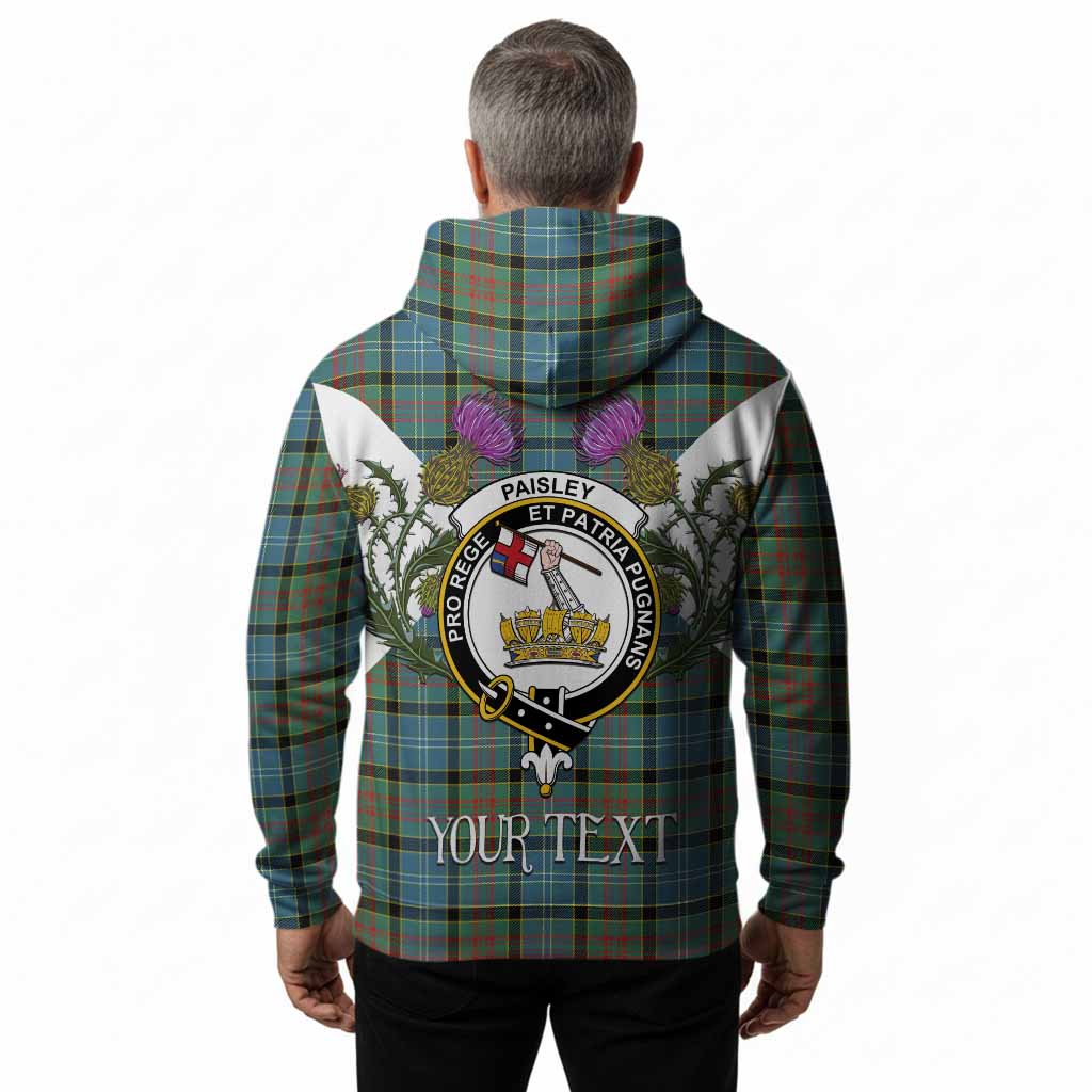 Paisley Tartan Family Crest Hoodie Scottish Burns Night Thistle Floral