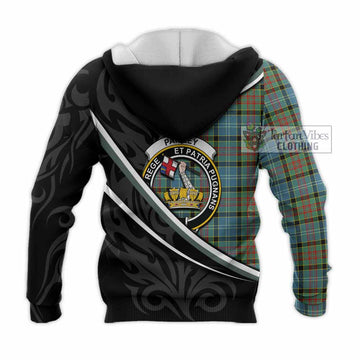 Paisley Tartan Family Crest Knitted Hoodie Celtic Scottish Thistle Floral