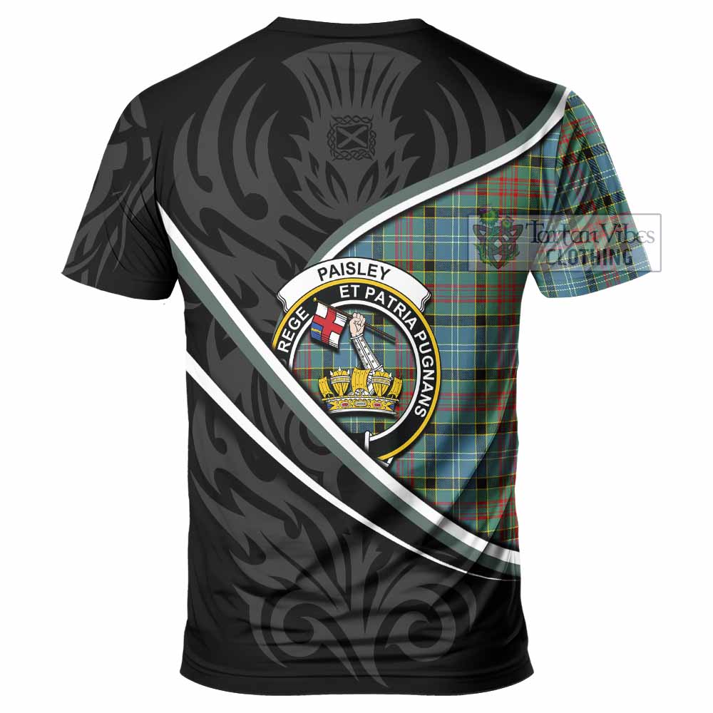 Paisley Tartan Family Crest T-shirt Celtic Scottish Thistle Floral - Tartan Vibes Clothing