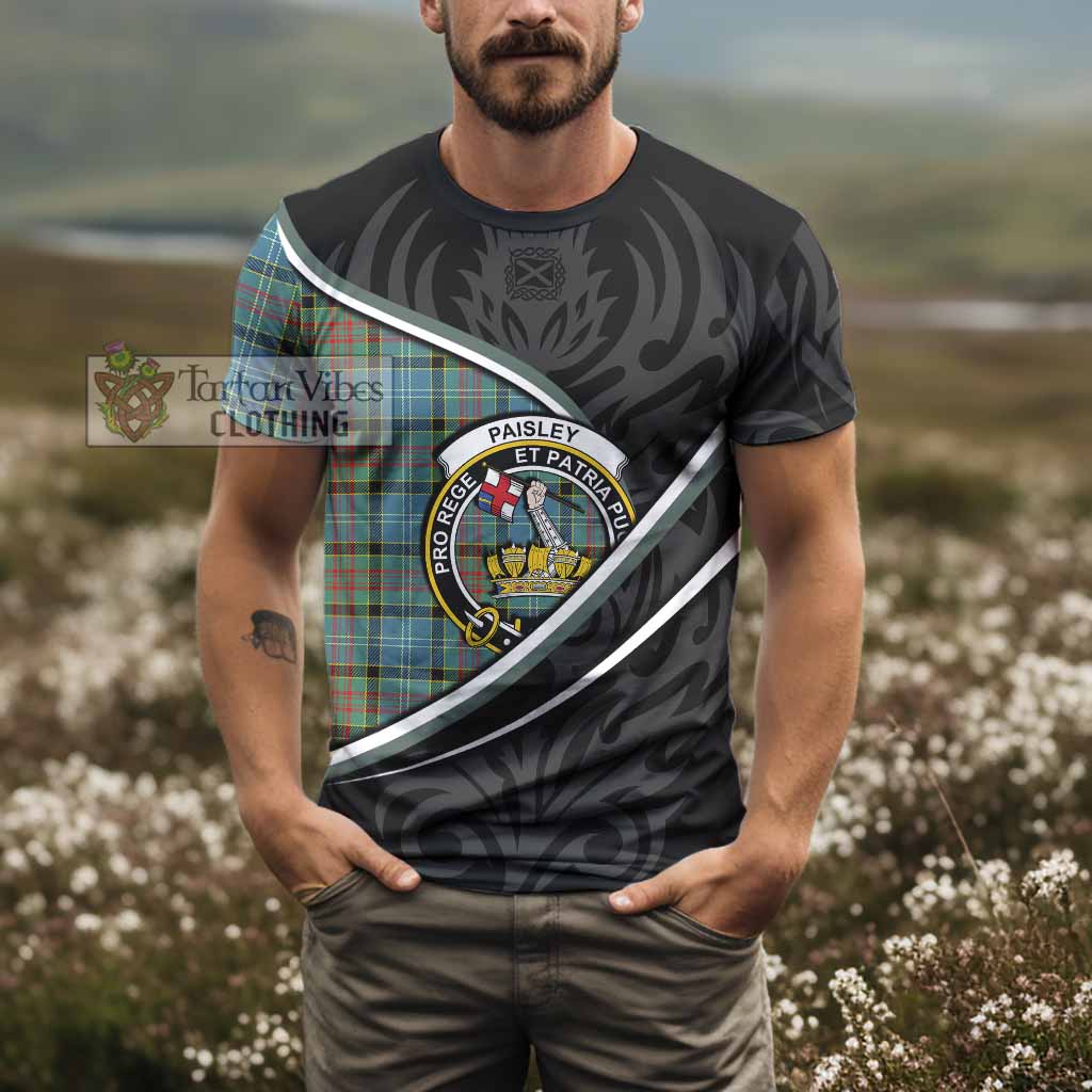 Paisley Tartan Family Crest T-shirt Celtic Scottish Thistle Floral - Tartan Vibes Clothing