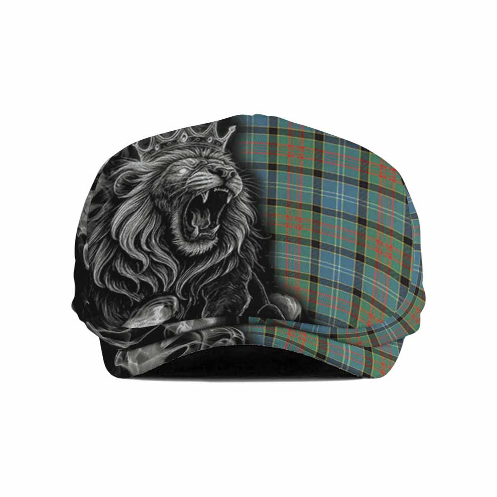 Paisley Tartan Flat Cap, Jeff Cap Roaring Lion Heritage