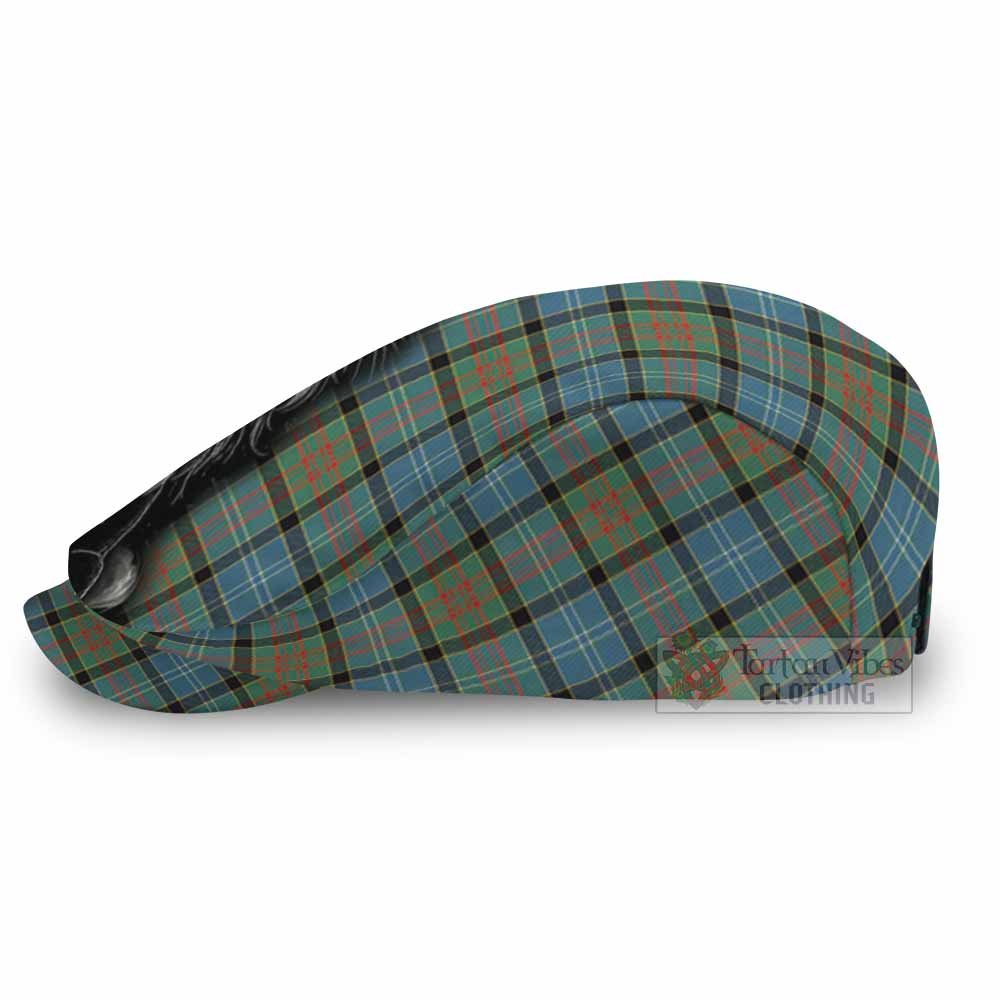 Paisley Tartan Flat Cap, Jeff Cap Roaring Lion Heritage
