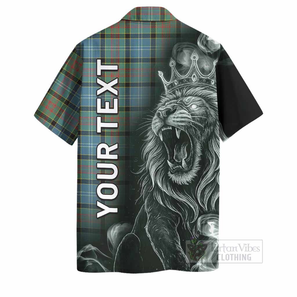 Paisley Tartan Hawaiian Shirt Roaring Lion Heritage
