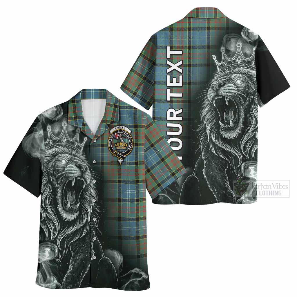 Paisley Tartan Hawaiian Shirt Roaring Lion Heritage