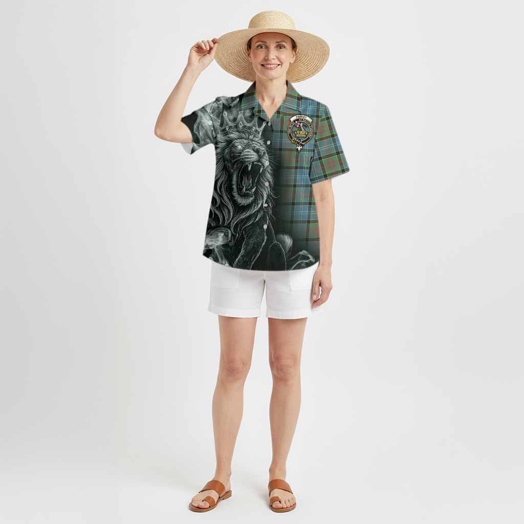 Paisley Tartan Hawaiian Shirt Roaring Lion Heritage