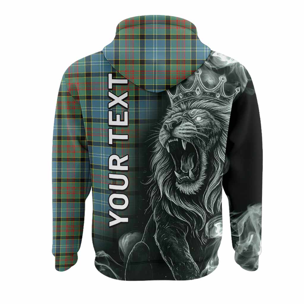 Paisley Tartan Hoodie Roaring Lion Heritage