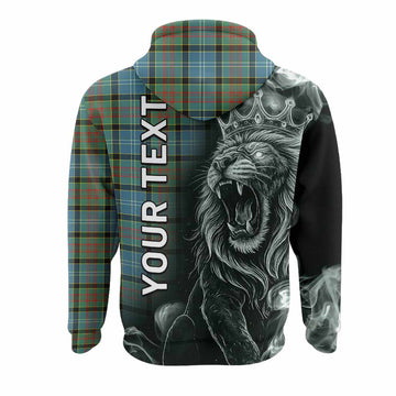 Paisley Tartan Hoodie Roaring Lion Heritage
