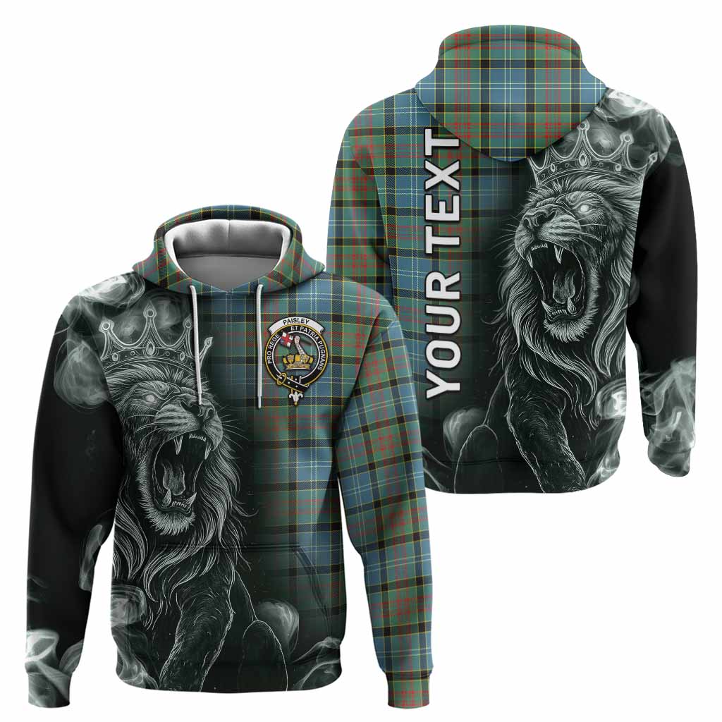 Paisley Tartan Hoodie Roaring Lion Heritage