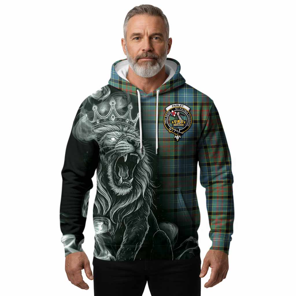 Paisley Tartan Hoodie Roaring Lion Heritage
