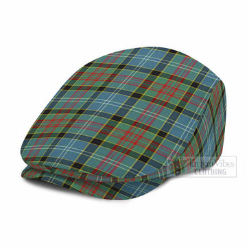 Paisley Tartan Jeff Cap, Tartan Flat Cap