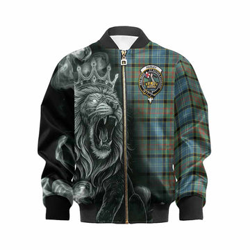 Paisley Tartan Kid Bomber Jacket Roaring Lion Heritage