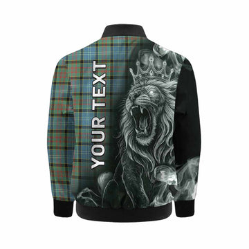 Paisley Tartan Kid Bomber Jacket Roaring Lion Heritage