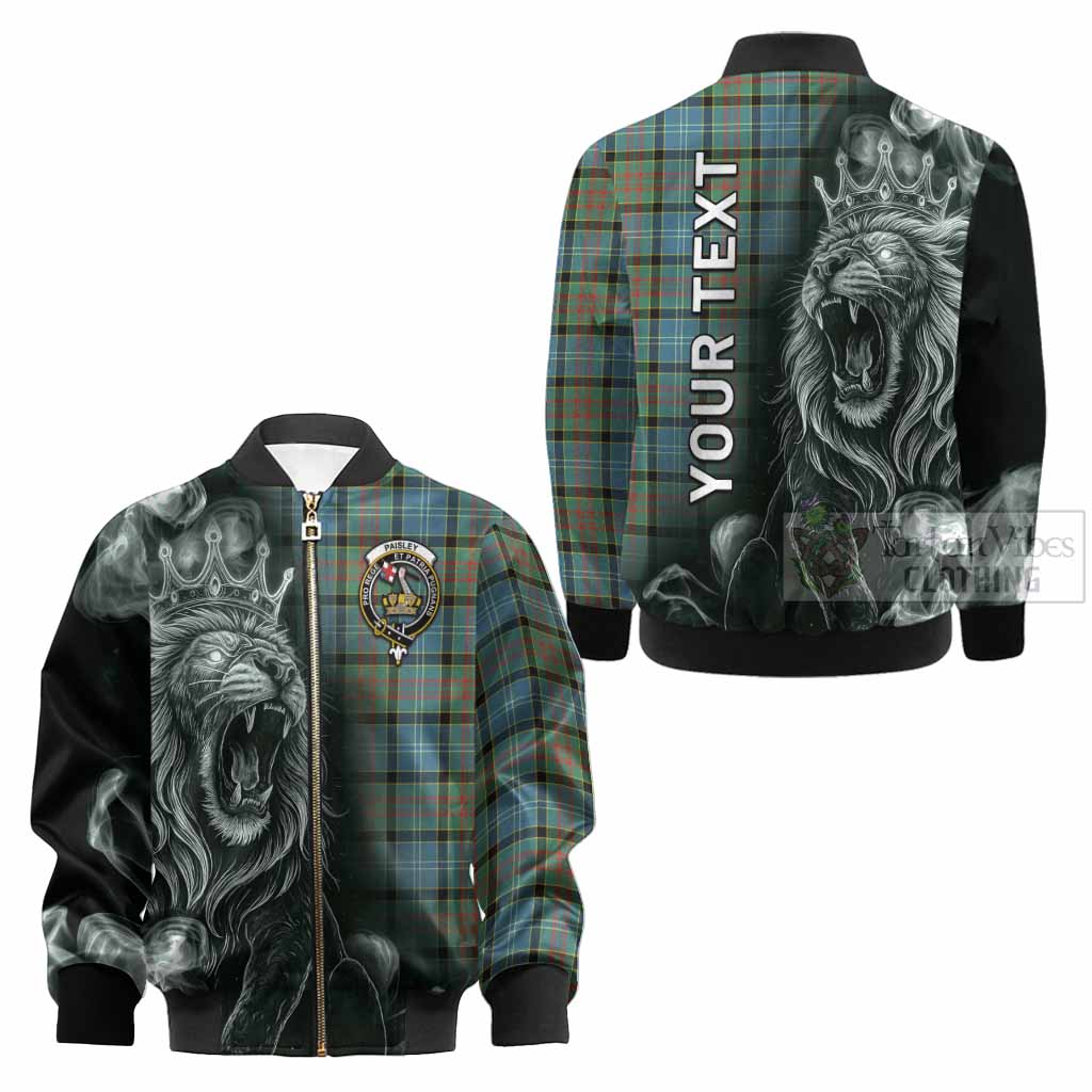 Paisley Tartan Kid Bomber Jacket Roaring Lion Heritage