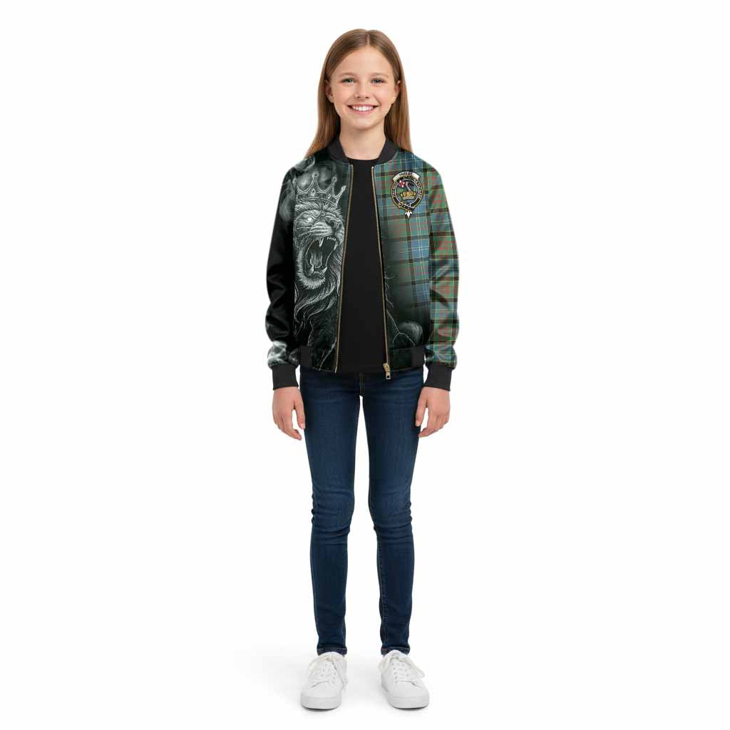 Paisley Tartan Kid Bomber Jacket Roaring Lion Heritage