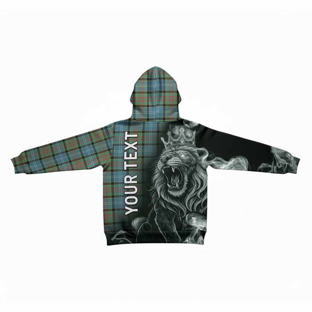 Paisley Tartan Kid Hoodie Roaring Lion Heritage
