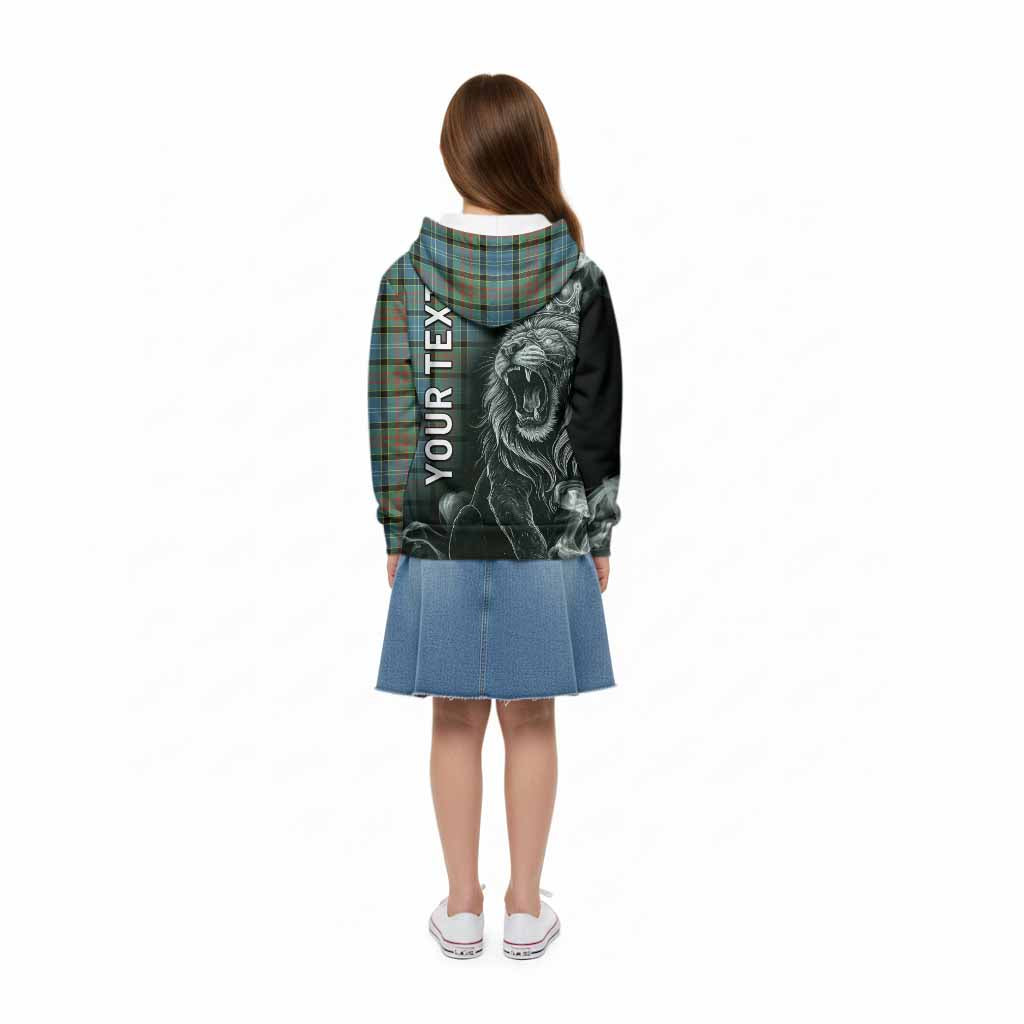 Paisley Tartan Kid Hoodie Roaring Lion Heritage