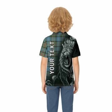 Paisley Tartan Kid Polo Shirt Roaring Lion Heritage