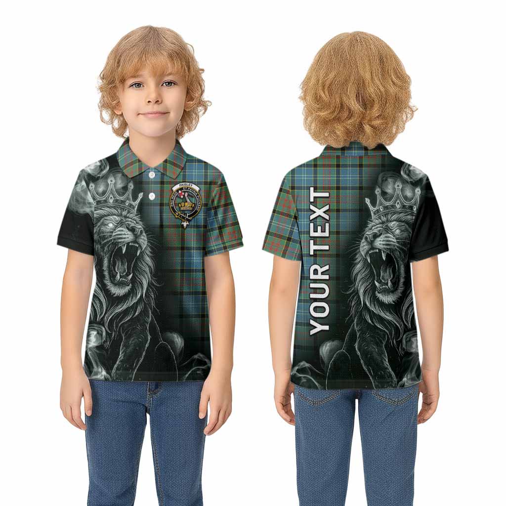 Paisley Tartan Kid Polo Shirt Roaring Lion Heritage